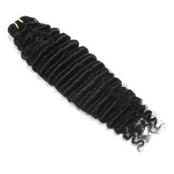 Single Burmese Curly Hair bundle from Bundle Head, soft curls with natural shine and premium texture